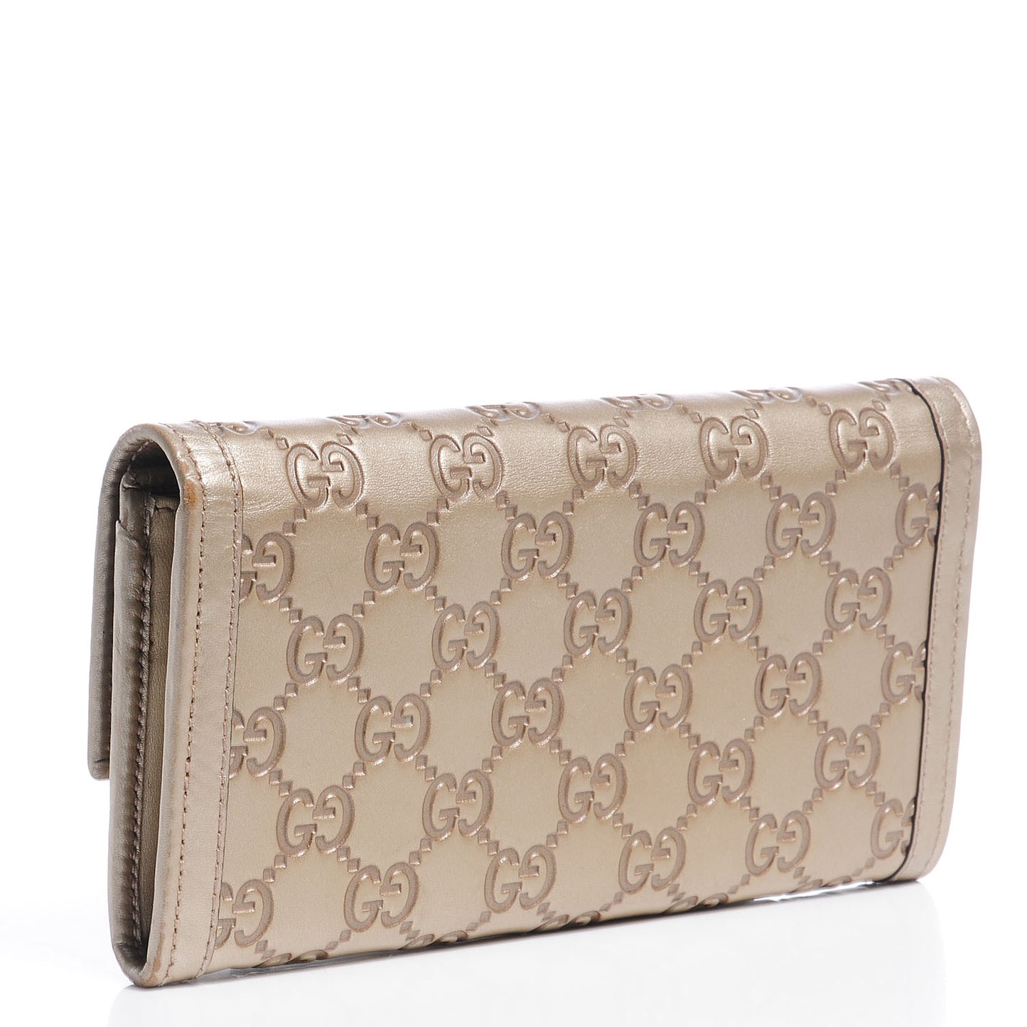 Guccissima Sukey Continental Wallet Champagne