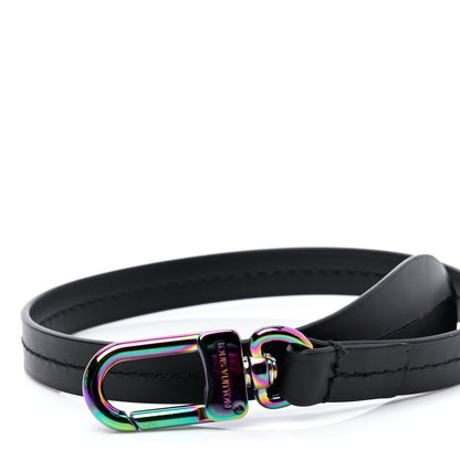 Louis Vuitton Calfskin Pochette Accessories Strap Black 3 of 5