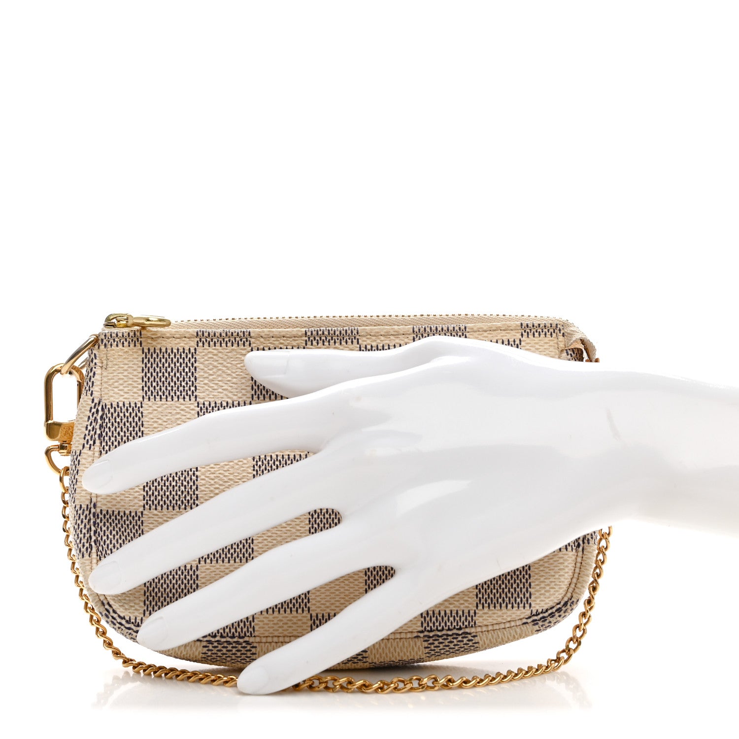 Louis Vuitton Damier Azur Mini Pochette Accessories 2 of 7