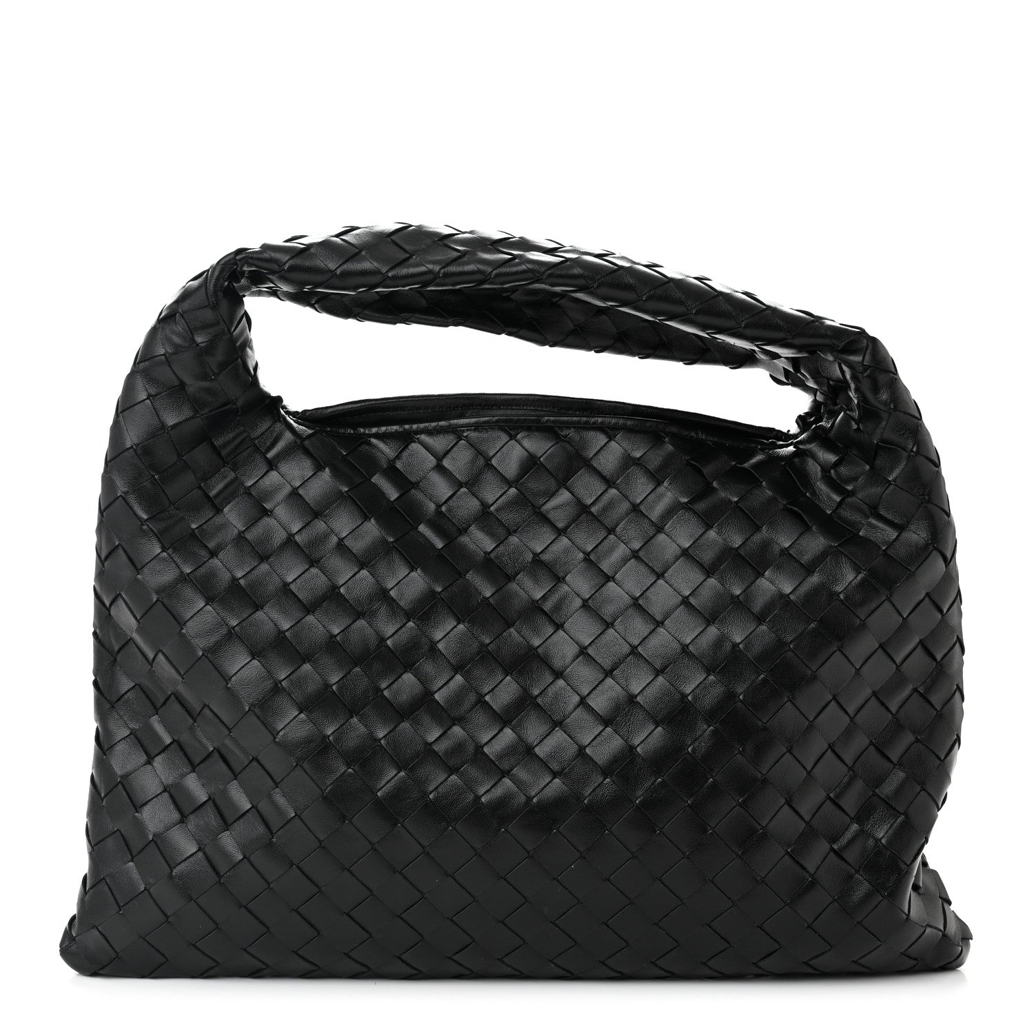 Bottega Veneta Calfskin Intrecciato Small Hop Black 1 of 10