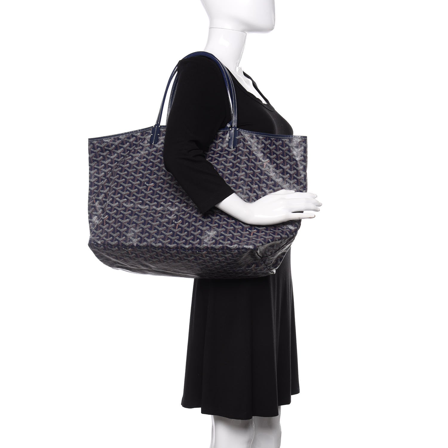Goyard Goyardine Saint Louis GM Navy 2 of 8