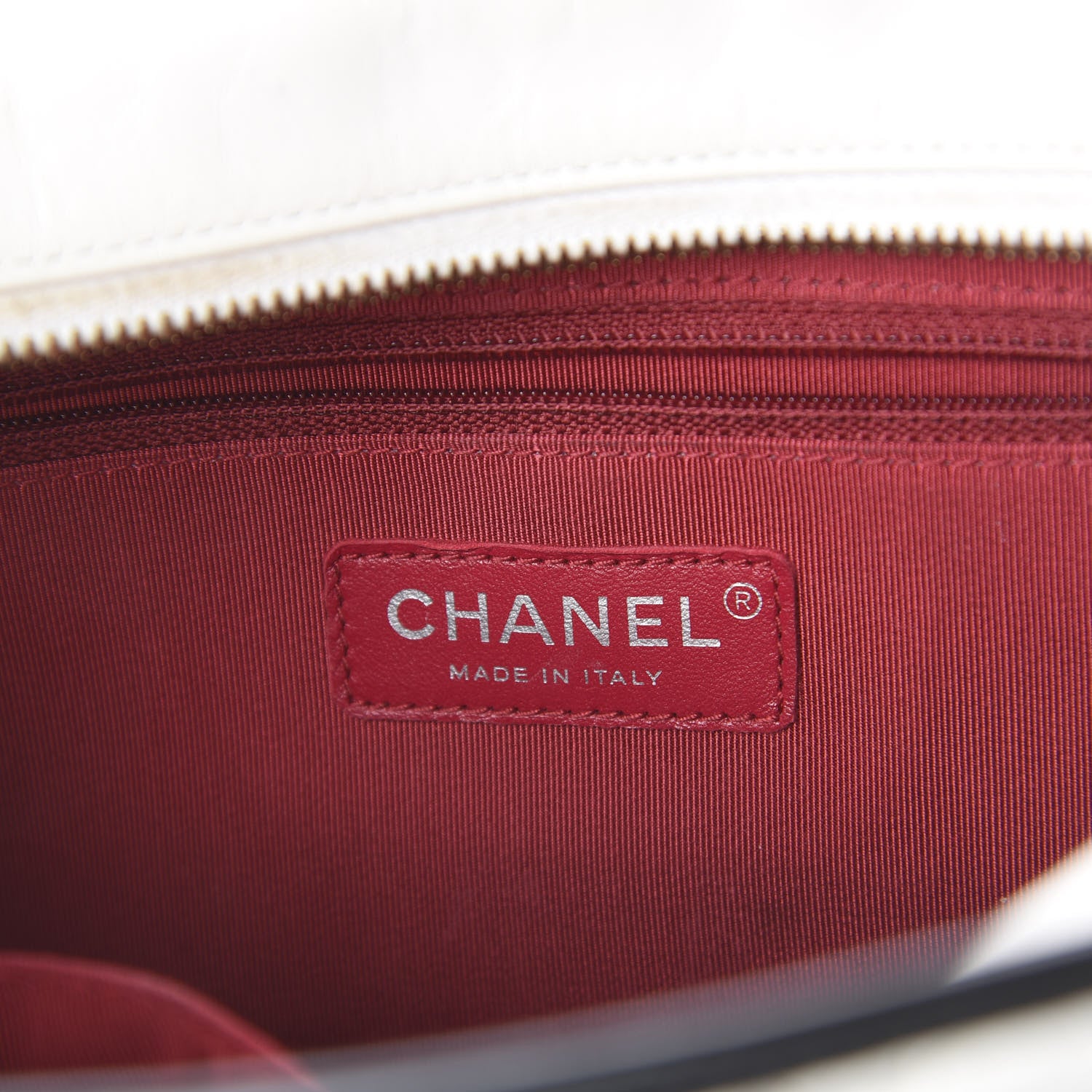 Chanel Aged Calfskin Quilted Medium Gabrielle Hobo Black White 14 of 16