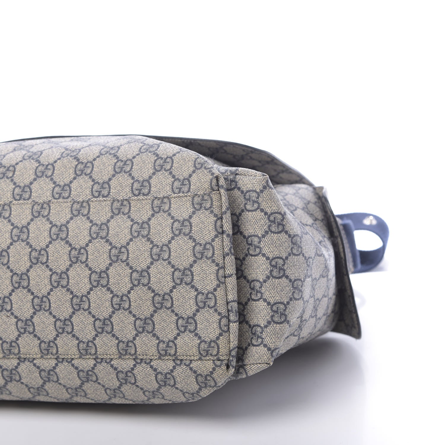Gucci GG Plus Monogram Messenger Diaper Bag Navy 12 of 12