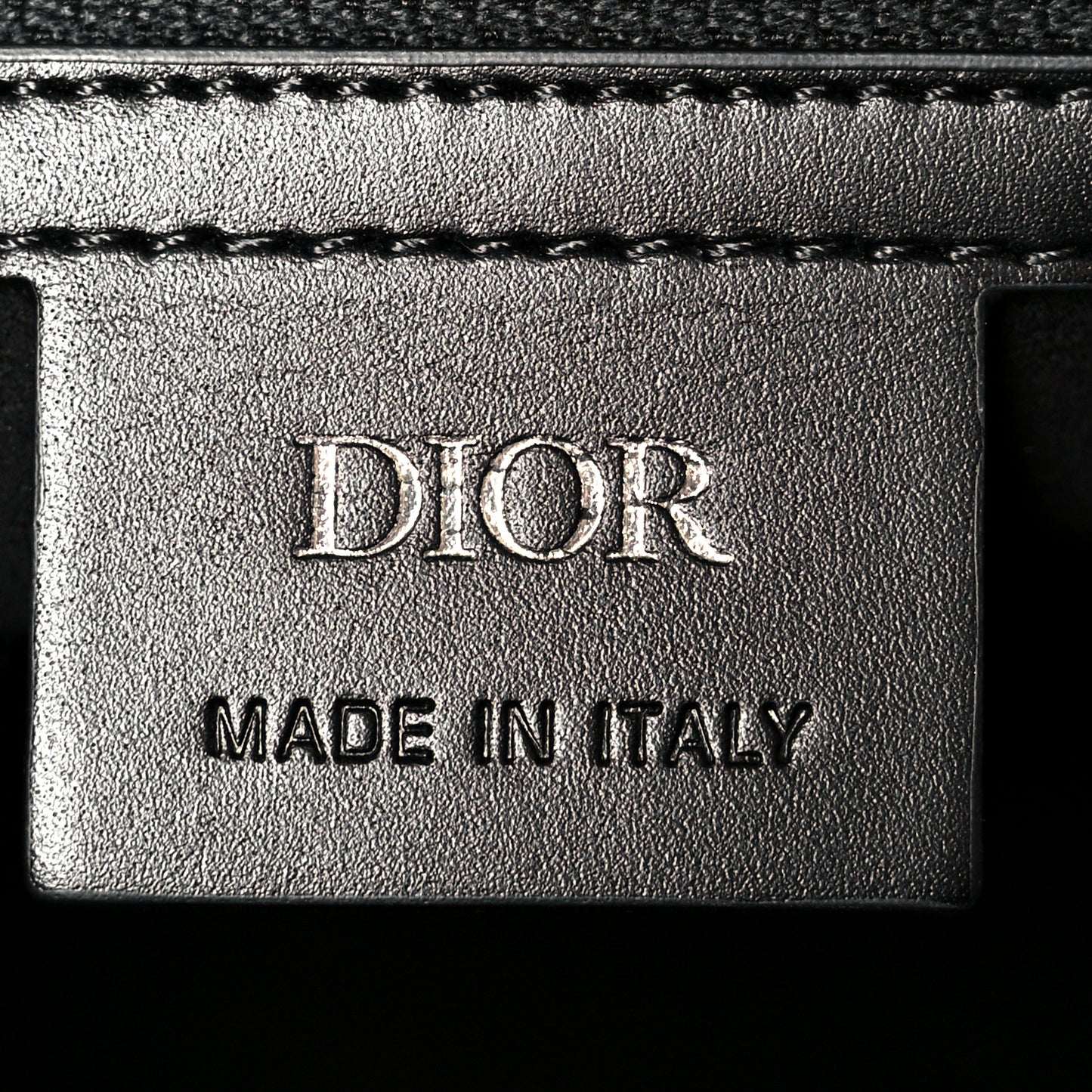 Calfskin Cosmo Laser Cut Cannage Medium Dior Charm Messenger Bag Black