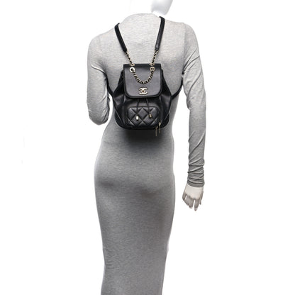 Chanel Caviar Quilted Mini Business Affinity Backpack Black 2 of 12