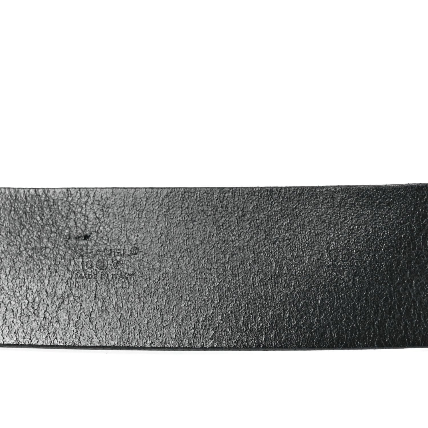Chanel Calfskin Enamel CC Belt 95 38 Black 4 of 5