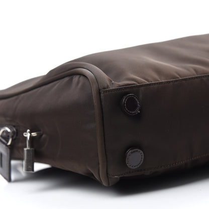 Prada Tessuto Nylon Tote Brown 6 of 11