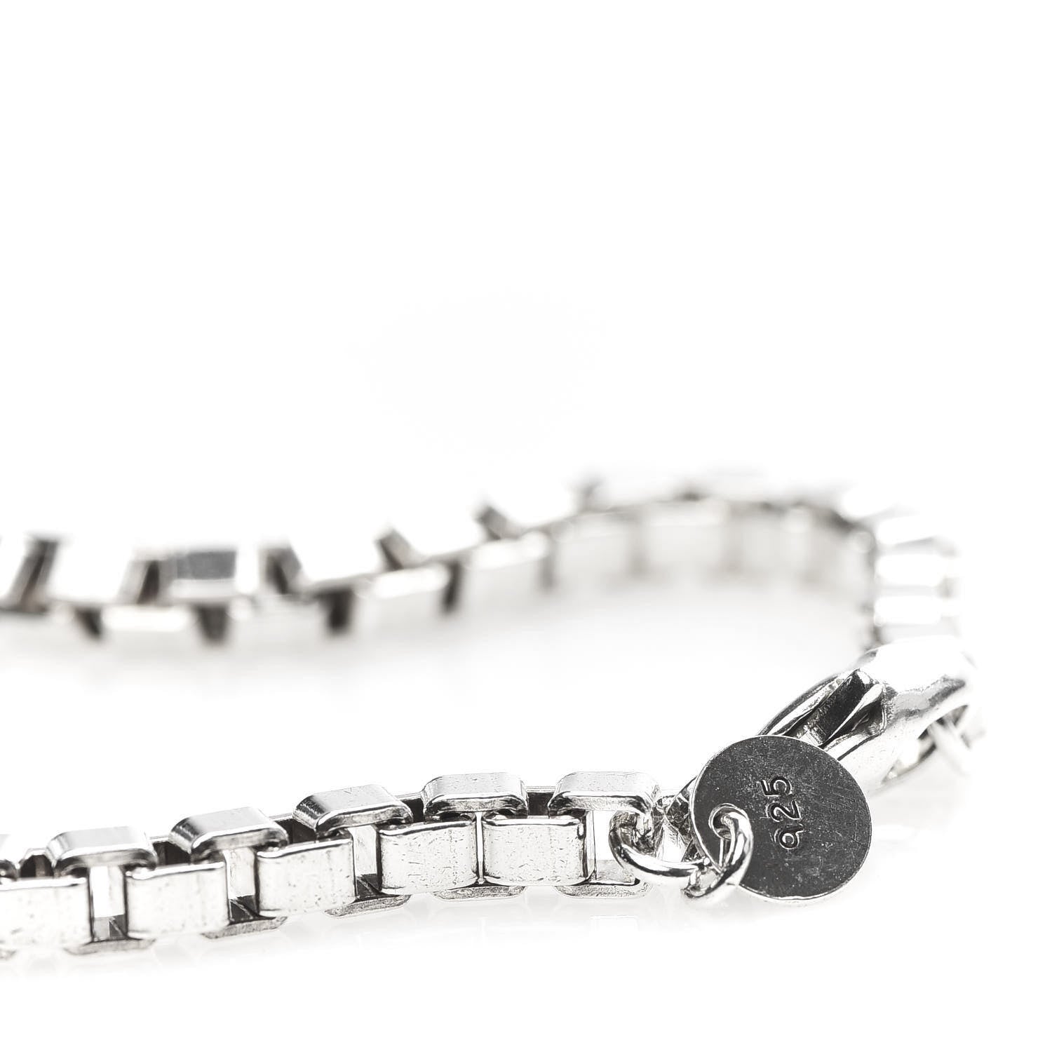 Tiffany Sterling Silver 4mm Venetian Link Bracelet 5 of 5