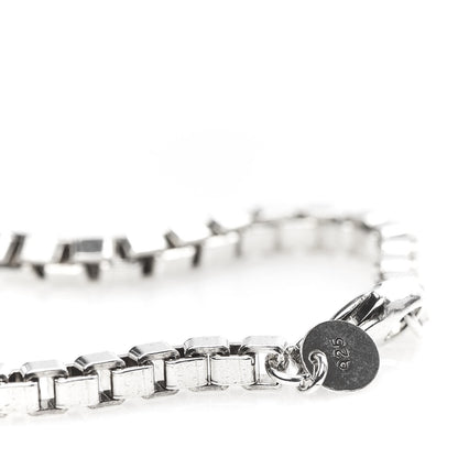 Tiffany Sterling Silver 4mm Venetian Link Bracelet 5 of 5
