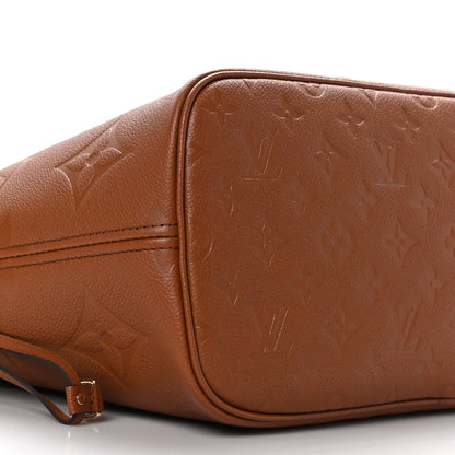 Louis Vuitton Empreinte Monogram Giant Neverfull MM Cognac 8 of 9