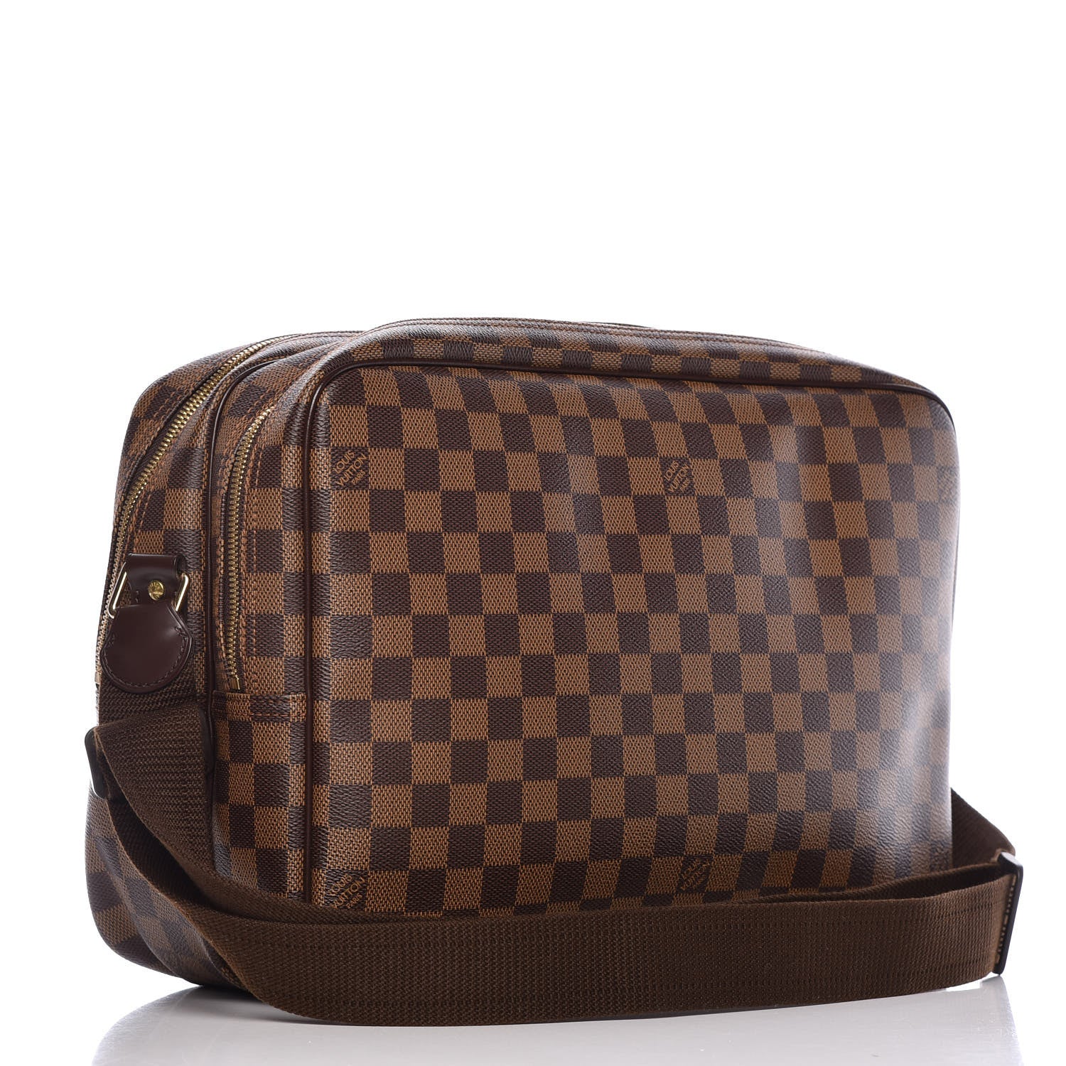 Louis Vuitton Damier Ebene Reporter GM 3 of 9