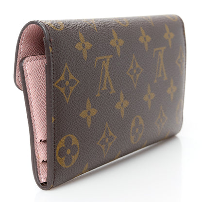Louis Vuitton Monogram Josephine Wallet Rose Ballerine 4 of 13