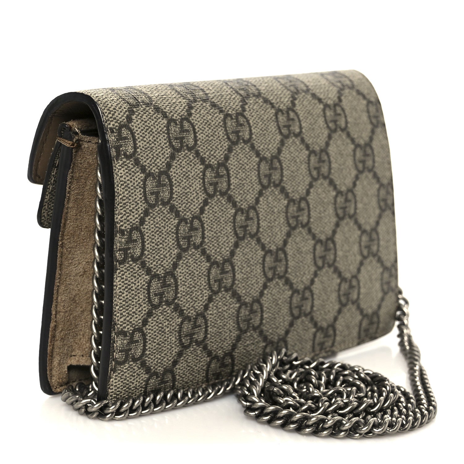 Gucci GG Supreme Monogram Super Mini Dionysus Shoulder Bag Taupe 3 of 10