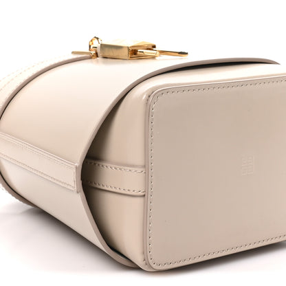 Givenchy Box Calfskin Shark Lock Bucket Bag Beige 8 of 9