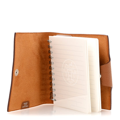 Hermes Togo Ulysse Mini Notebook Cover Gold 6 of 9