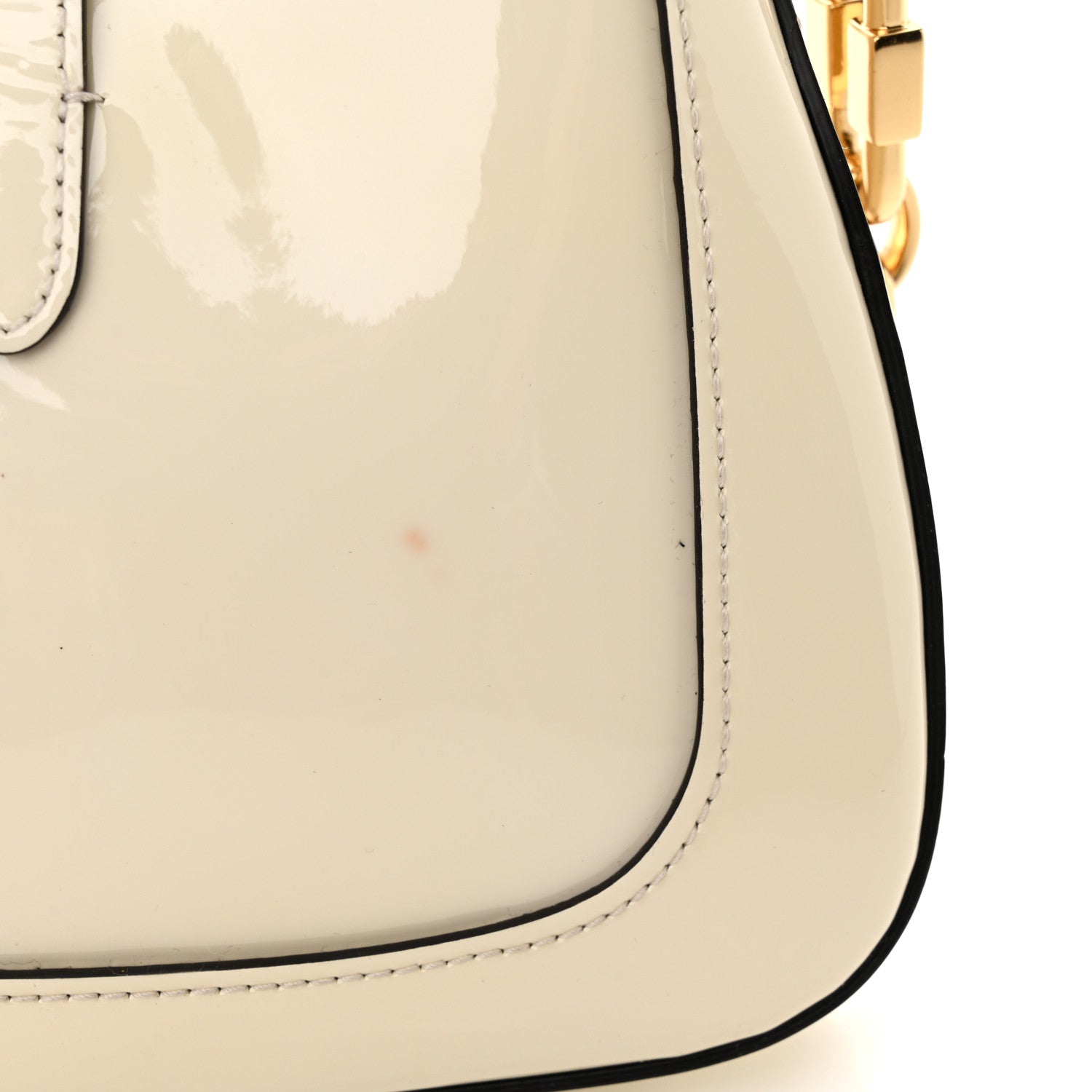 Gucci Patent Mini Jackie 1961 Crystal Hobo Mystic White 12 of 12