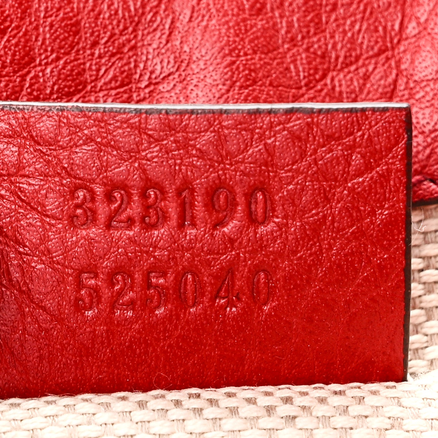 Gucci Pebbled Calfskin Small Soho Flap Crossbody Red 6 of 10