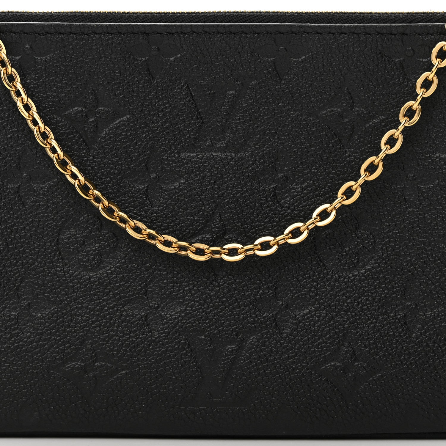 Louis Vuitton Empreinte Double Zip Pochette Black 8 of 13