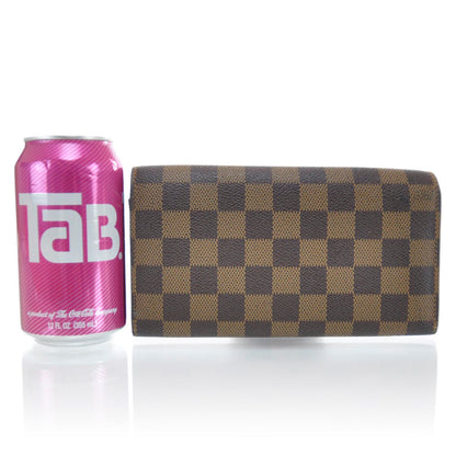 Louis Vuitton Damier Ebene Sarah Wallet 2 of 12