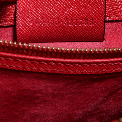 Alexander McQueen Saffiano Heroine Open Tote Red 9 of 9