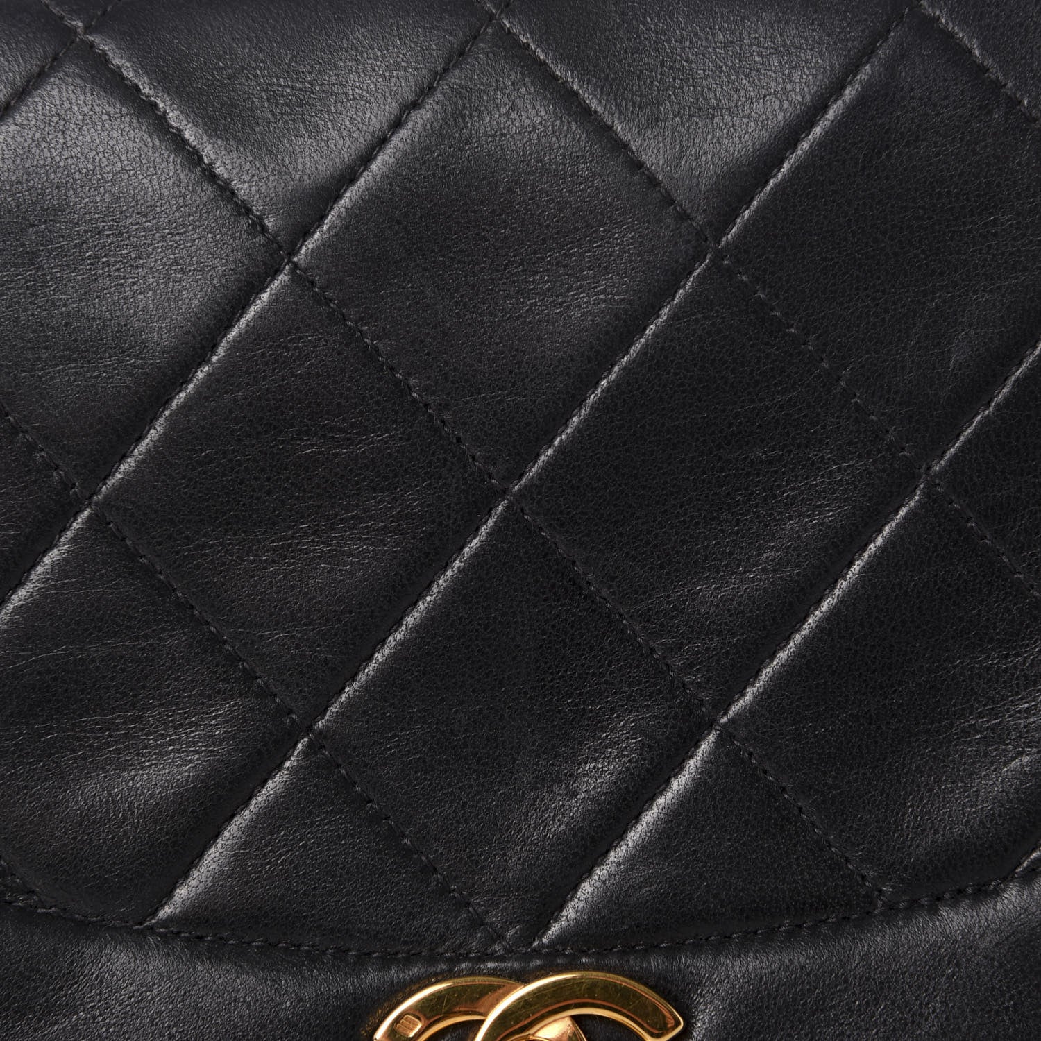 Chanel Lambskin Quilted Small Single Flap Bag Black 11 of 12