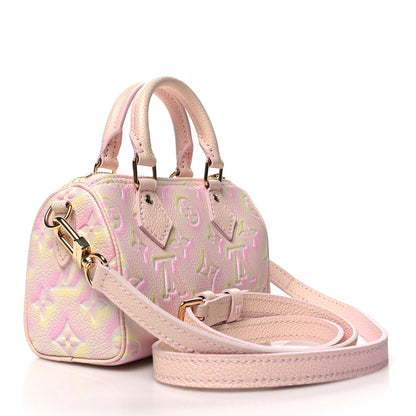 Louis Vuitton Empreinte Monogram Summer Stardust Nano Speedy Pink 3 of 9