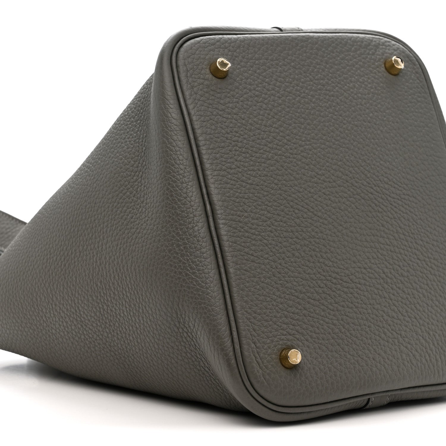 Hermes Taurillon Clemence Picotin Lock 22 MM Etain 8 of 10