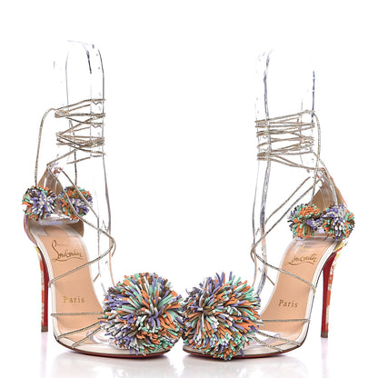 Christian Louboutin Nappa Suede Starouchi 100 Sandal 35 Multicolor 10 of 14