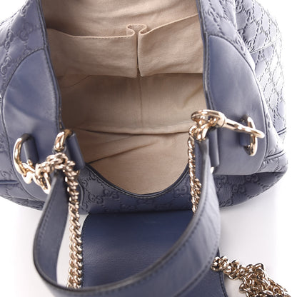 Gucci Guccissima Medium Emily Hobo Blue 5 of 11