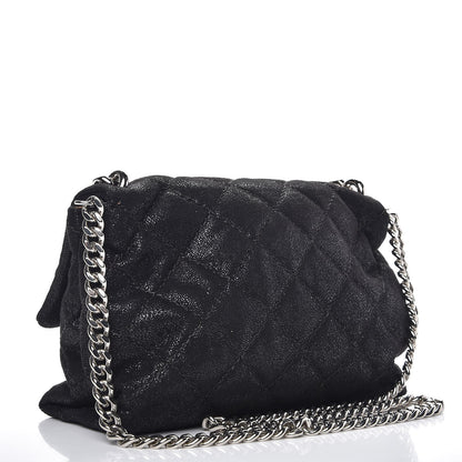 Stella McCartney Shaggy Deer Quilted Small Beckett Chain Shoulder Bag Black 3 of 9