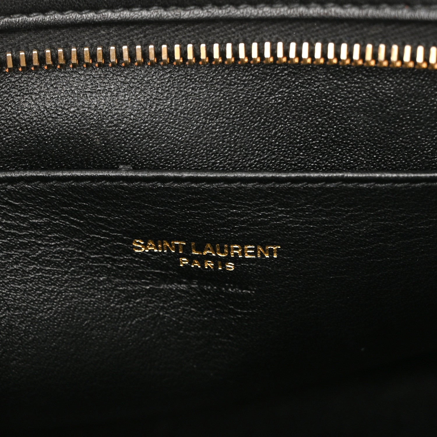 Saint Laurent Calfskin Monogram Baby Cabas Black 6 of 9