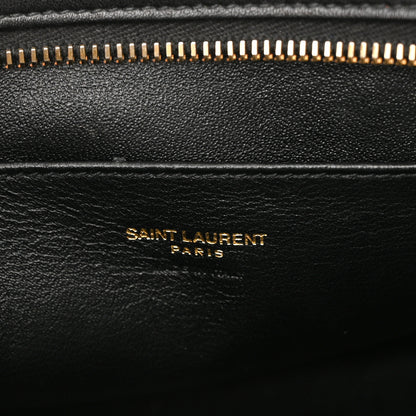 Saint Laurent Calfskin Monogram Baby Cabas Black 6 of 9