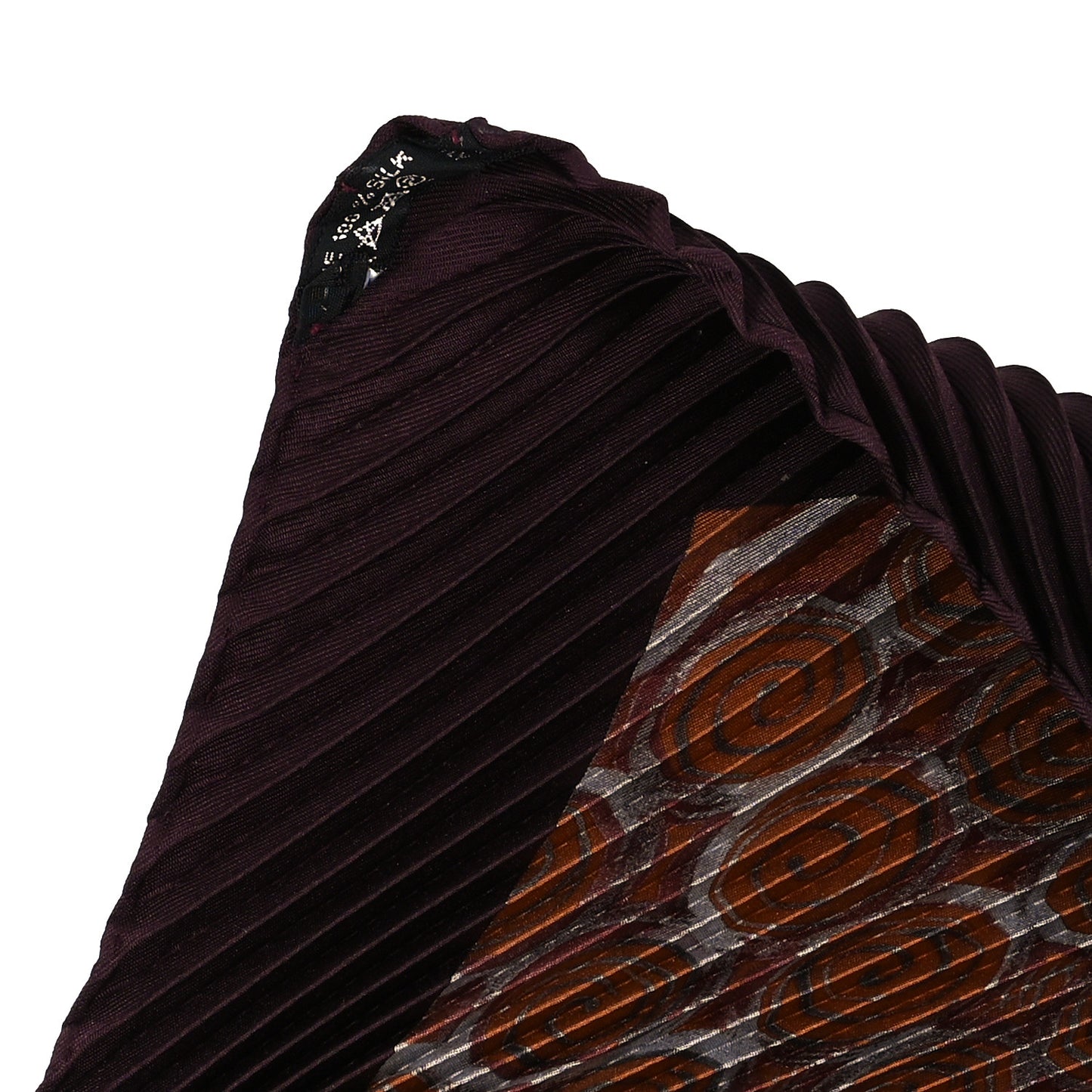 Silk Ceramique Ottomane Plisse Scarf 90
