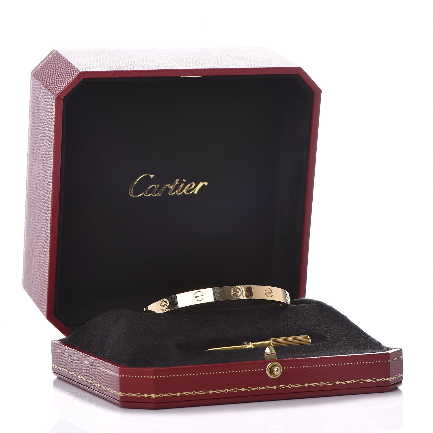 Cartier 18K Yellow Gold LOVE Bracelet 18 9 of 9
