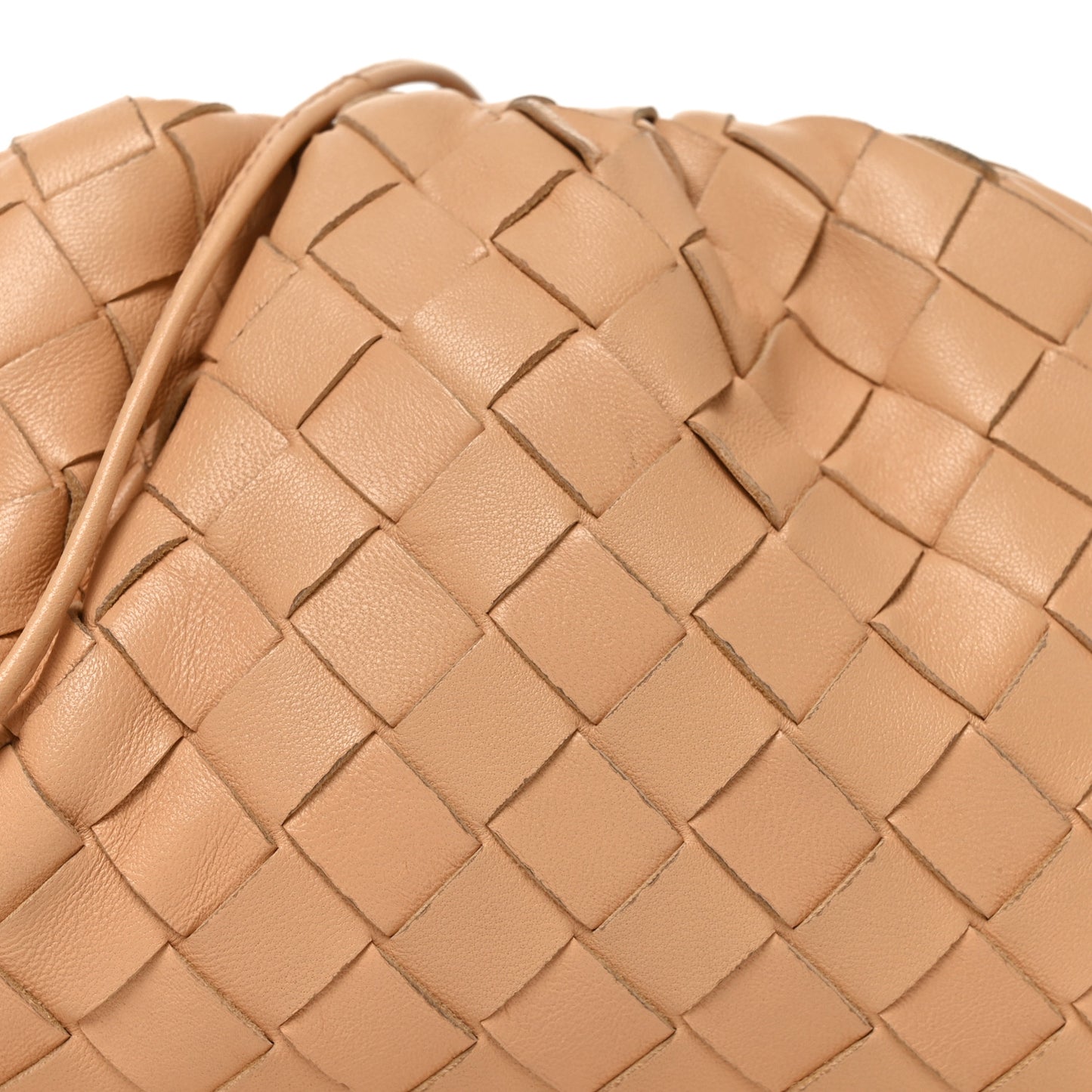 Nappa Intrecciato The Mini Pouch Almond