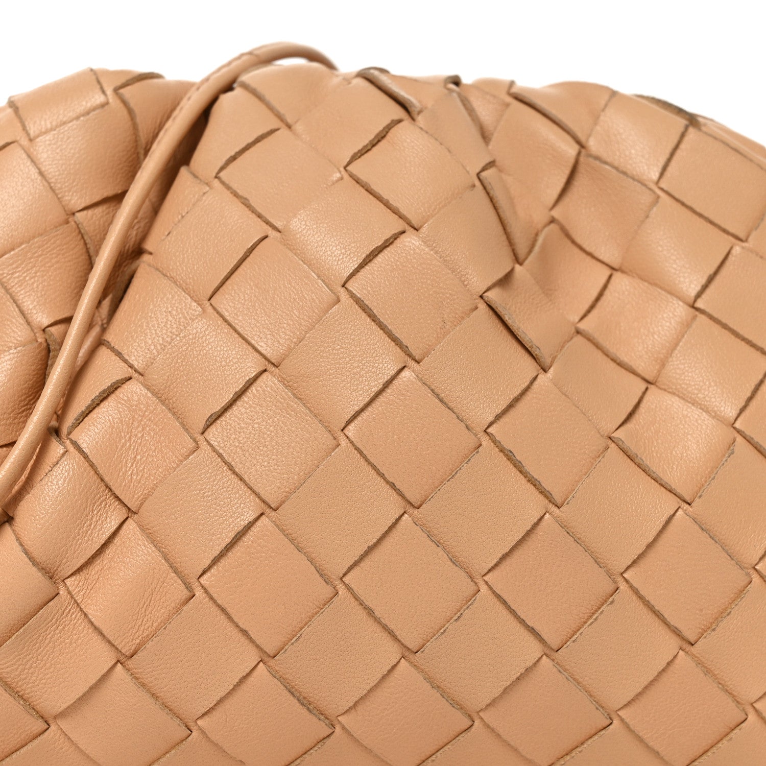 Bottega Veneta Nappa Intrecciato The Mini Pouch Almond 8 of 10