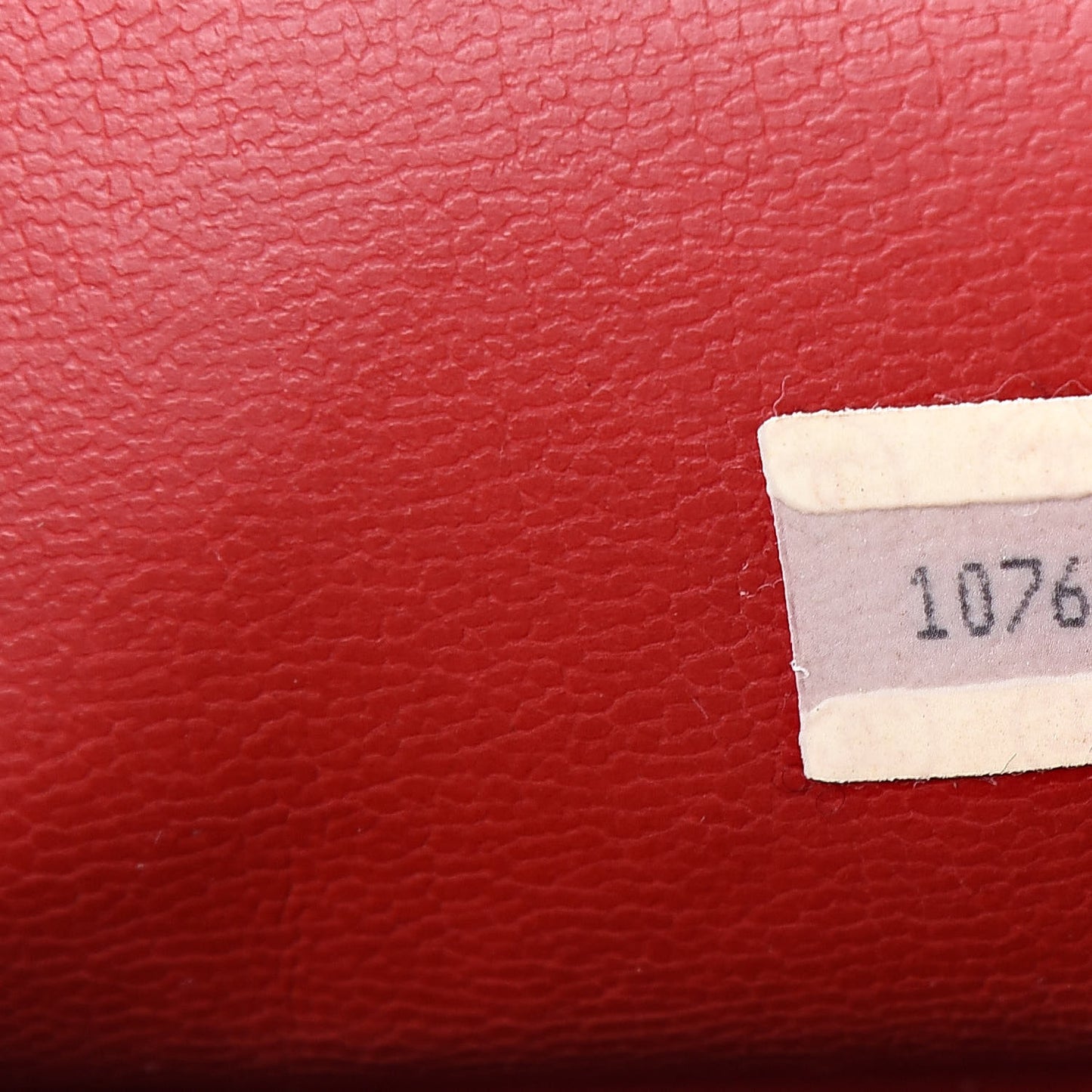 Lambskin Quilted Tote Red