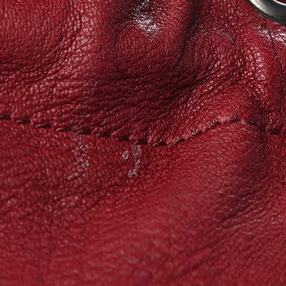 Burberry Calfskin Cinch Cord Shoulder Bag Red 5 of 9