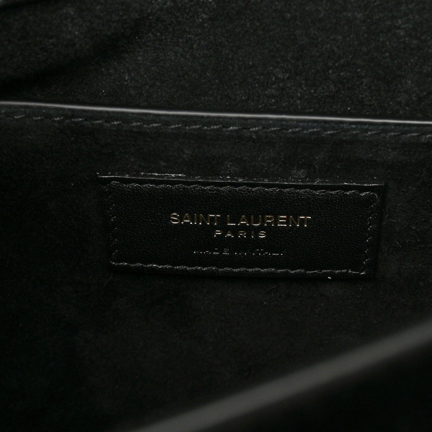 Saint Laurent Calfskin Large Monogram Sunset Black 5 of 8