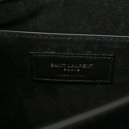 Saint Laurent Calfskin Large Monogram Sunset Black 5 of 8