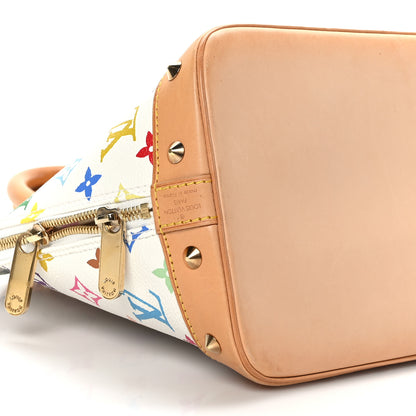 Louis Vuitton Monogram Multicolor Alma White 8 of 9