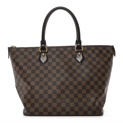 Louis Vuitton Damier Ebene Saleya MM 1 of 16