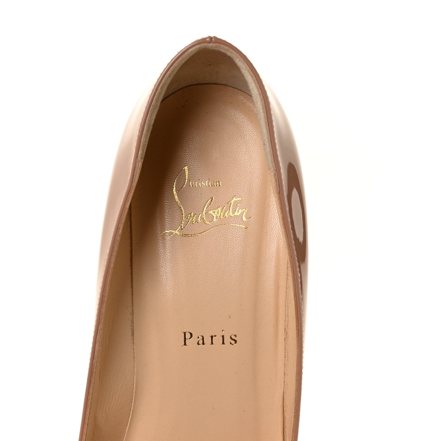Christian Louboutin Patent Pigalle 85 Pumps 39 Nude 7 of 8