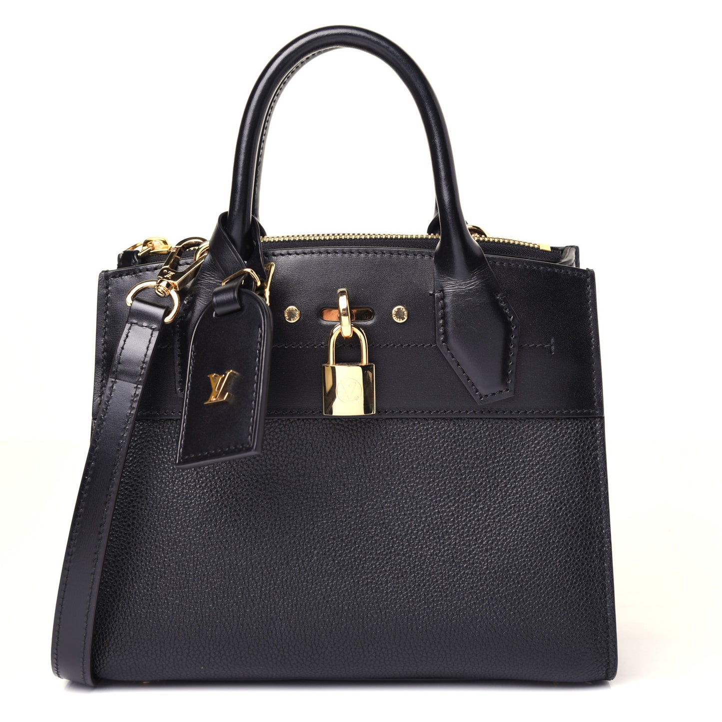 Calfskin City Steamer Mini Black