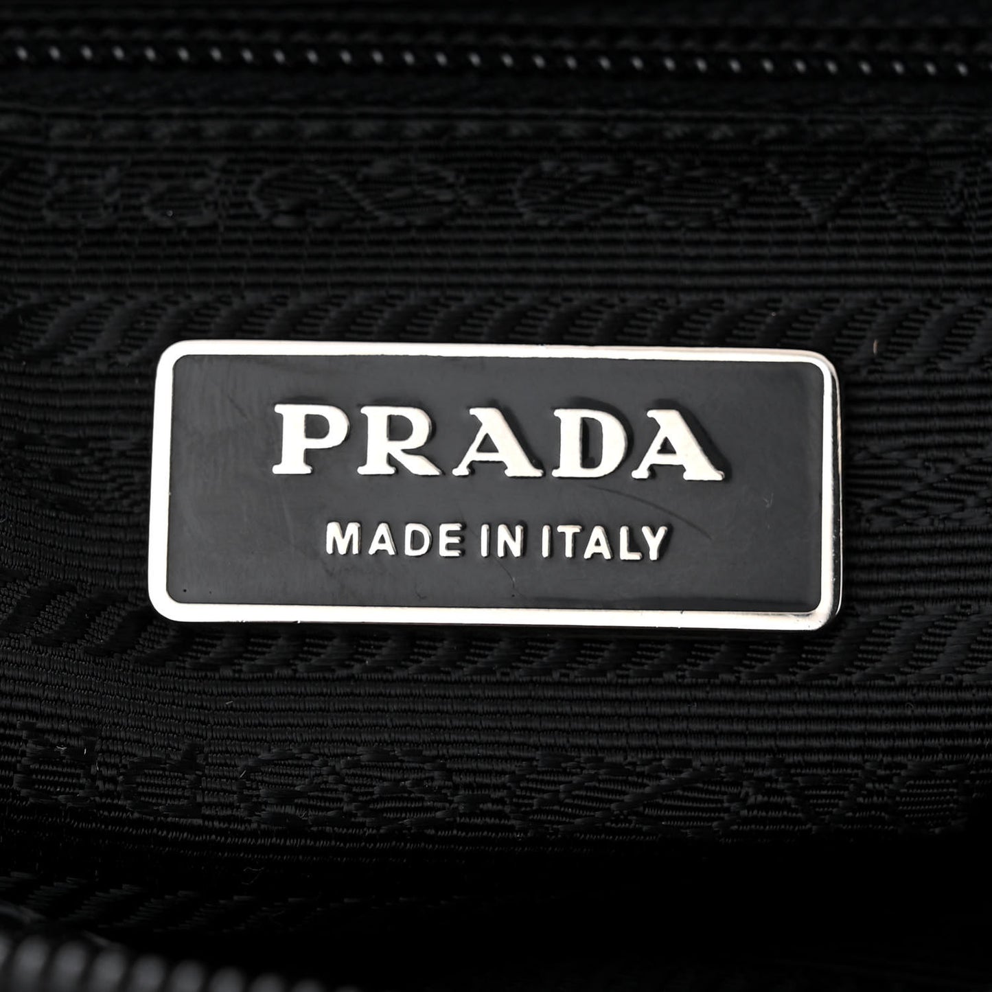 Tessuto Nylon Messenger Bag Black
