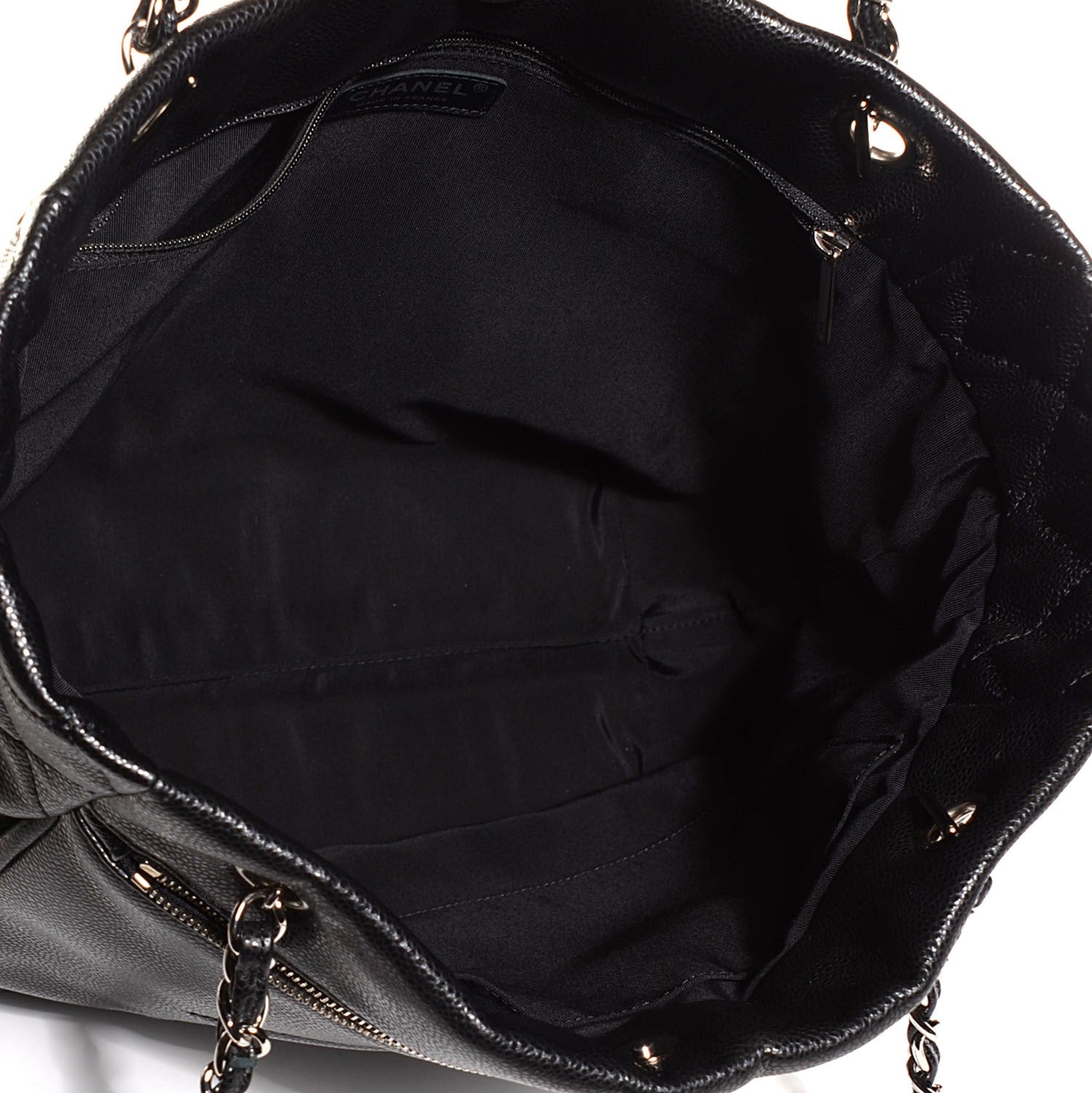 Chanel Soft Caviar Large Timeless CC Shopping Tote Black 5 of 7