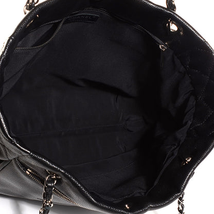 Chanel Soft Caviar Large Timeless CC Shopping Tote Black 5 of 7