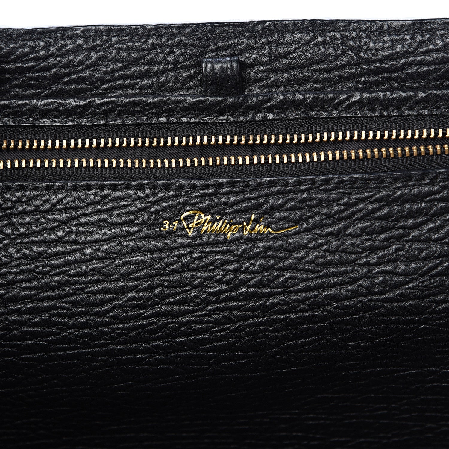 3.1 Phillip Lim 3.1 Textured Calfskin Medium Pashli Satchel Black 5 of 11