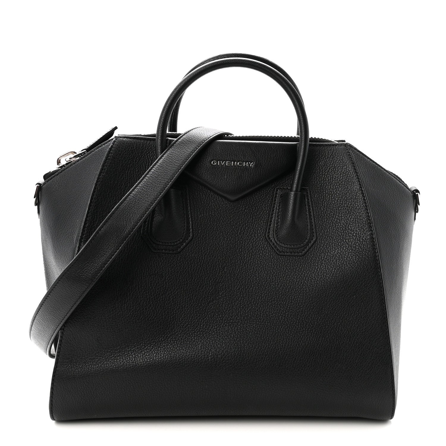 Givenchy Sugar Goatskin Medium Antigona Black 1 of 10