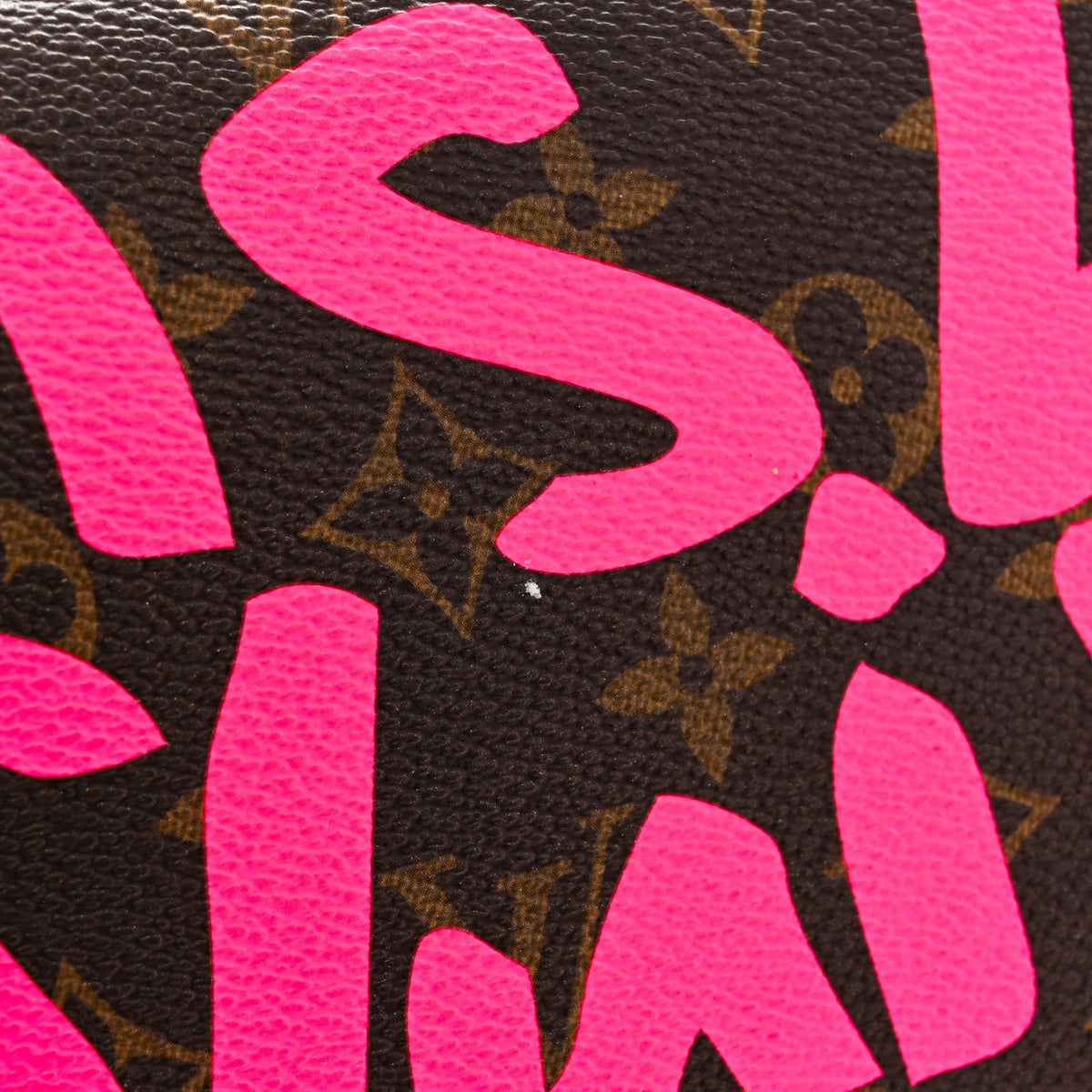 Louis Vuitton Monogram Graffiti Neverfull GM Fuchsia 13 of 13
